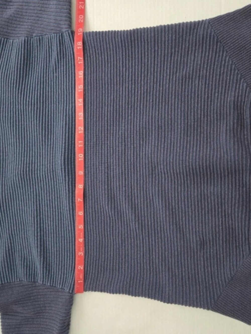 OFFLINE by Aerie Blue Quarter-Zip Ribbed Knit Sweater Size XS - Picture 7 of 8